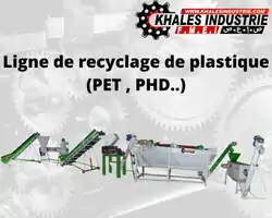 Ateliers Fournisseur d'Une ligne de recyclage de plastique (PET PHD .... ).