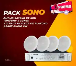 Chaîne Hifi Promotion pack + installation de sonorisation