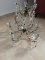 Plafond et Murs Lustre Cristal Bohême France