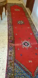 Multi surface Tapis de couloir Haute laine d'origine Atlas Marocain